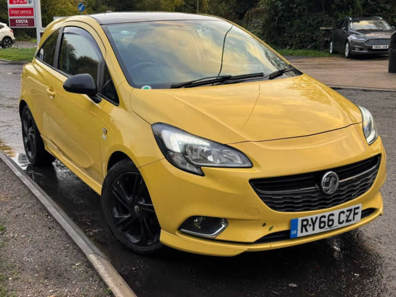 2017 Vauxhall Corsa 1.4i Ecoflex Limited Edition Euro 6 3dr in Yellow — image 1