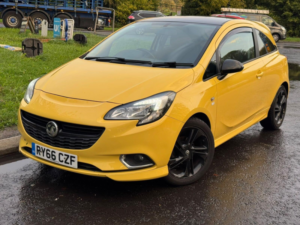 2017 Vauxhall Corsa 1.4i Ecoflex Limited Edition Euro 6 3dr in Yellow — image 3