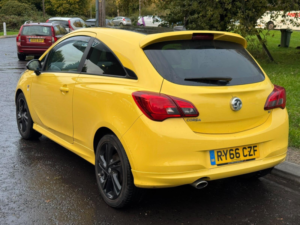 2017 Vauxhall Corsa 1.4i Ecoflex Limited Edition Euro 6 3dr in Yellow — image 4