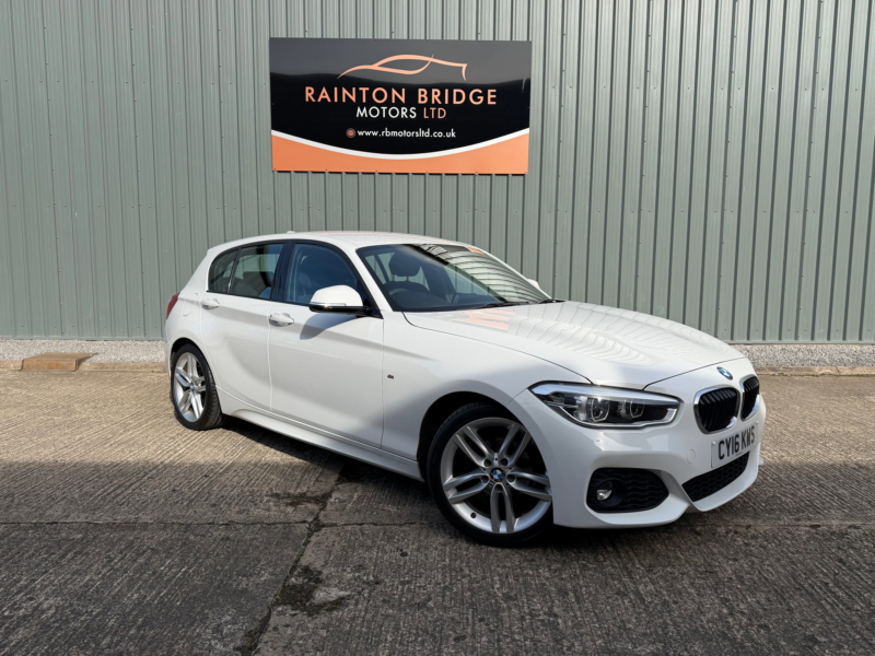 2016 BMW 1 Series 1.5 118i M Sport Hatchback 5dr Petrol Manual Euro 6 (s/s) (136 Ps) in White — image 1