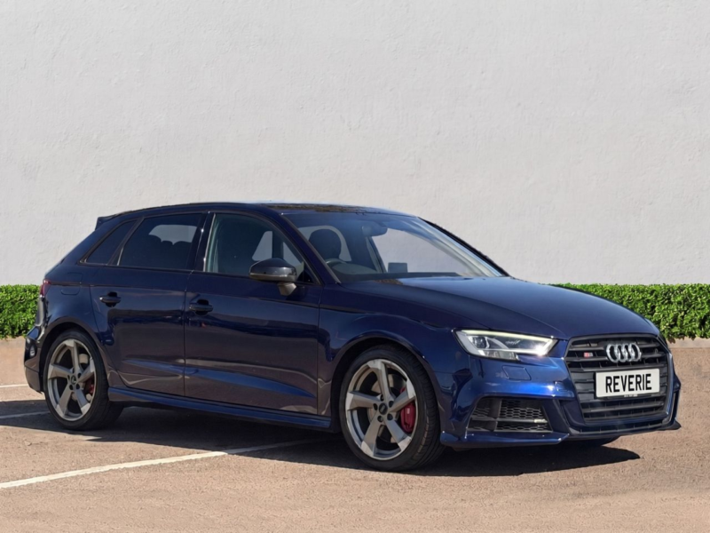 2018 Audi S3 2.0 Tfsi Black Edition Sportback 5dr Petrol S Tronic Quattro Euro 6 (s/s) (310 Ps) in Blue — image 1