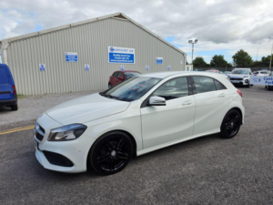 2017 Mercedes-Benz A Class 2.1 A200d Amg Line (executive) Euro 6 (s/s) 5dr in White — image 3