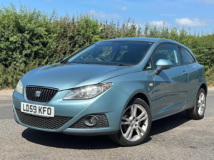 2009 SEAT Ibiza 1.6 16v Sport Sport Coupe DSG Euro 4 3dr in Blue — image 2