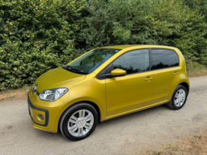 2017 Volkswagen Up! 1.0 Bluemotion Tech High Up! Asg Euro 6 (s/s) 5dr in Gold — image 2