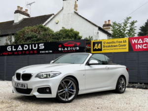 2017 BMW 2 Series 2.0 230i M Sport Auto Euro 6 (s/s) 2dr in White — image 3