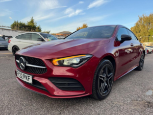 2022 Mercedes-Benz Cla 1.3 Cla250e 15.6kwh Amg Line (premium) Coupe 8g-Dct Euro 6 (s/s) 4dr in Red — image 2