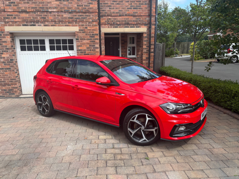 2019 Volkswagen Polo 1.0 Tsi Gpf R-Line Hatchback 5dr Petrol DSG Euro 6 (s/s) (115 Ps) in Red — image 1