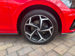 2019 Volkswagen Polo 1.0 Tsi Gpf R-Line Hatchback 5dr Petrol DSG Euro 6 (s/s) (115 Ps) in Red — image 3