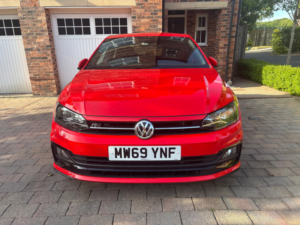 2019 Volkswagen Polo 1.0 Tsi Gpf R-Line Hatchback 5dr Petrol DSG Euro 6 (s/s) (115 Ps) in Red — image 5