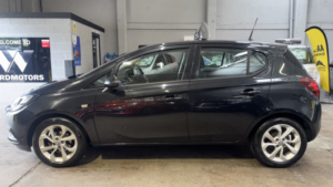 2015 Vauxhall Corsa 1.4 I Ecoflex Excite Black 5dr 1 Keeper+low Tax+heatedseats in Black — image 2
