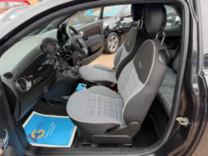 2019 Fiat 500 1.2 Lounge Euro 6 (s/s) 3dr in Black — image 4