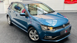2017 Volkswagen Polo 1.2 Tsi Bluemotion Tech Match Edition DSG Euro 6 (s/s) 5dr in Blue — image 4