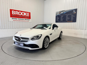 2019 Mercedes-Benz Slc 1.6 Slc180 Amg Line G-Tronic Euro 6 (s/s) 2dr in White — image 3