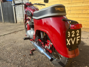 1961 Triumph 5ta Motorcycle in Red — image 4