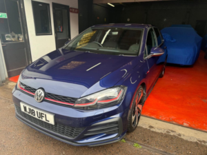 2018 Volkswagen Golf 2.0 Tsi Gti Euro 6 (s/s) 5dr in Blue — image 3