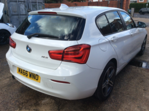 2016 BMW 1 Series 1.5 118i Sport 5-Door in White — image 3