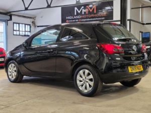 2019 Vauxhall Corsa 1.4i Ecotec Design Euro 6 3dr in Black — image 6