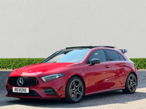 2019 Mercedes-Benz A Class 2.0 A35 Amg (premium Plus) Hatchback 5dr Petrol Spds Dct 4matic Euro 6 (s/s) (306 Ps) in Red — image 3