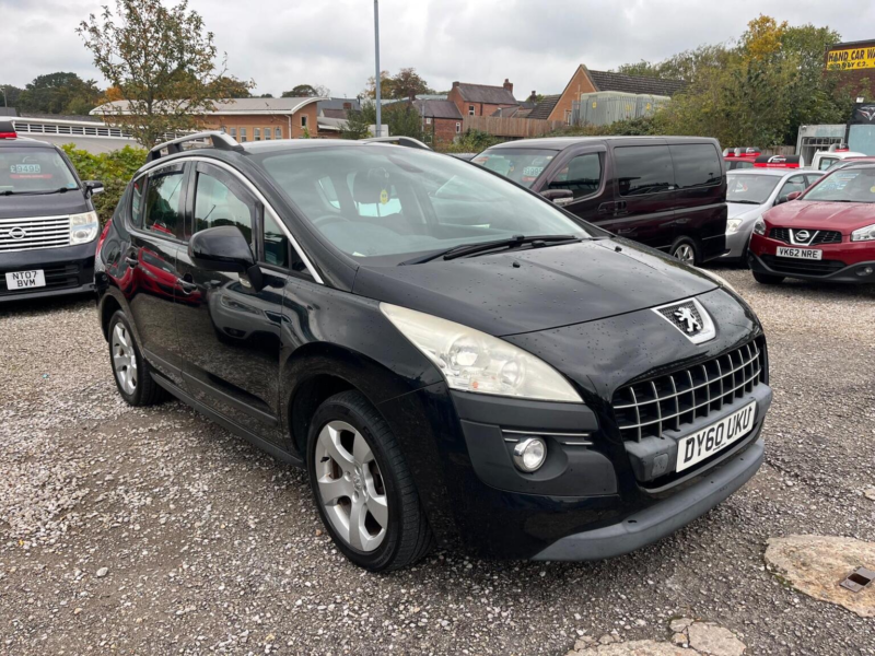 2011 Peugeot 3008 1.6 Hdi Sport Euro 5 5dr in Black — image 1
