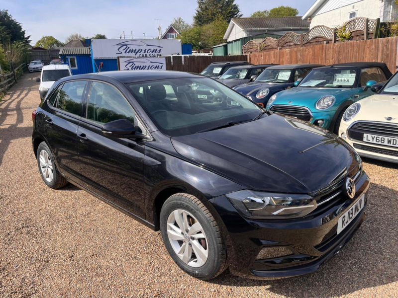2019 Volkswagen Polo 1.0 Evo Se Euro 6 (s/s) 5dr in Black — image 1