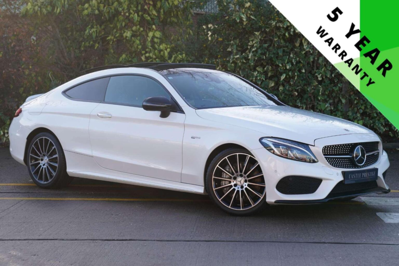 2018 Mercedes-Benz C Class 3.0 C43 V6 Amg (premium Plus) G-Tronic+ 4matic Euro 6 (s/s) 2dr in White — image 1