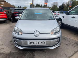 2012 Volkswagen Up! 1.0 High Up! Hatchback 3dr Petrol Manual Euro 5 (75 Ps) in Silver — image 2