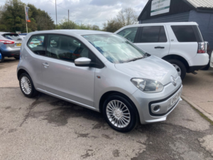 2012 Volkswagen Up! 1.0 High Up! Hatchback 3dr Petrol Manual Euro 5 (75 Ps) in Silver — image 3
