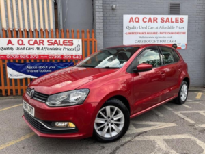 2014 Volkswagen Polo 1.2 Tsi Bluemotion Tech Se Euro 6 (s/s) 5dr in Red — image 3