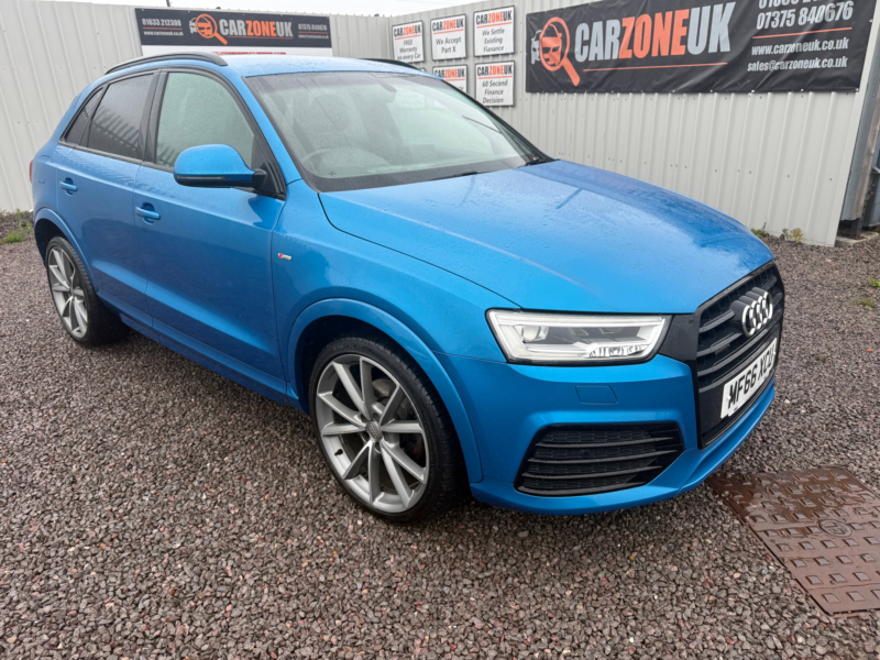 2016 Audi Q3 2.0 Tdi S Line Plus SUV 5dr Diesel S Tronic Quattro Euro 6 (s/s) (150 Ps) in Blue — image 1