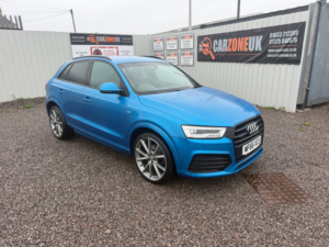 2016 Audi Q3 2.0 Tdi S Line Plus SUV 5dr Diesel S Tronic Quattro Euro 6 (s/s) (150 Ps) in Blue — image 2