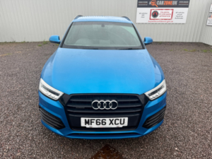 2016 Audi Q3 2.0 Tdi S Line Plus SUV 5dr Diesel S Tronic Quattro Euro 6 (s/s) (150 Ps) in Blue — image 3
