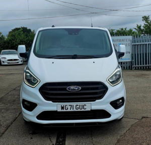 2021 Ford Transit Custom 2.0 310 Ecoblue Sport L2 H1 Euro 6 (s/s) 5dr in White — image 2