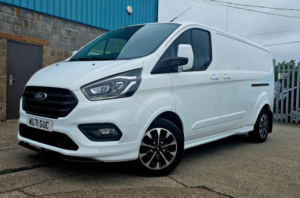 2021 Ford Transit Custom 2.0 310 Ecoblue Sport L2 H1 Euro 6 (s/s) 5dr in White — image 3