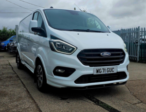 2021 Ford Transit Custom 2.0 310 Ecoblue Sport L2 H1 Euro 6 (s/s) 5dr in White — image 5