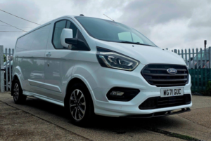 2021 Ford Transit Custom 2.0 310 Ecoblue Sport L2 H1 Euro 6 (s/s) 5dr in White — image 6