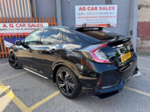 2018 Honda Civic 1.5 Vtec Turbo Sport CVT Euro 6 (s/s) 5dr in Black — image 5