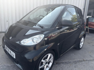 2010 Smart Fortwo 1.0 Mhd Pulse Cabriolet Softtouch Euro 5 (s/s) 2dr in Black — image 3