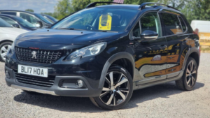 2017 Peugeot 2008 1.2 Puretech Gt Line Euro 6 (s/s) 5dr in Black — image 3