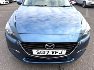 2017 Mazda Mazda3 2.2 Skyactiv-D Se-L Nav Euro 6 (s/s) 5dr in Blue — image 4