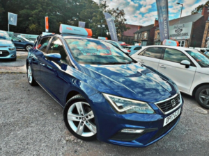 2017 SEAT Leon 1.4 Ecotsi Fr Technology Euro 6 (s/s) 5dr in Blue — image 3