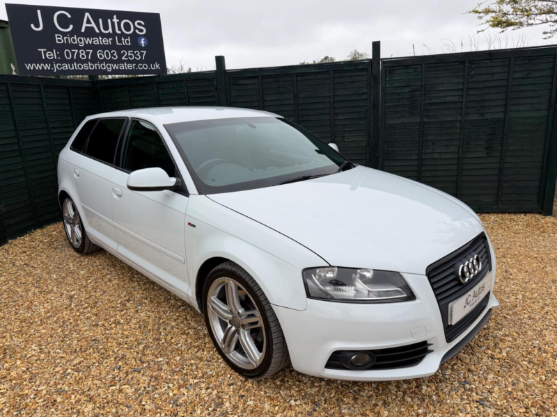 2012 Audi A3 2.0 Tdi S Line Sportback Euro 5 (s/s) 5dr in White — image 1
