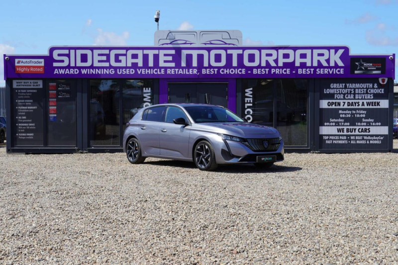 2022 Peugeot 308 1.2 Puretech Allure Premium Eat Euro 6 (s/s) 5dr in Grey — image 1