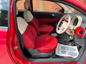 2011 Fiat 500 1.2 Lounge Euro 5 (s/s) 3dr in Red — image 3