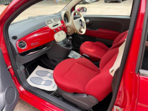 2011 Fiat 500 1.2 Lounge Euro 5 (s/s) 3dr in Red — image 4