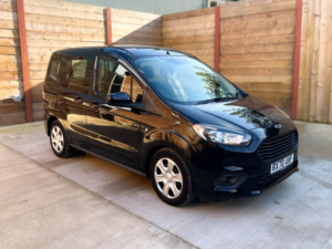 2020 Ford Tourneo Courier 3 SEAT Wheelchair Accessible Disabled Access Vehicle Wav in Black — image 3