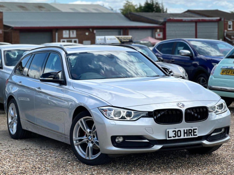 2014 BMW 3 Series 1.6 316i Sport Touring Auto Euro 6 (s/s) 5dr in Silver — image 1