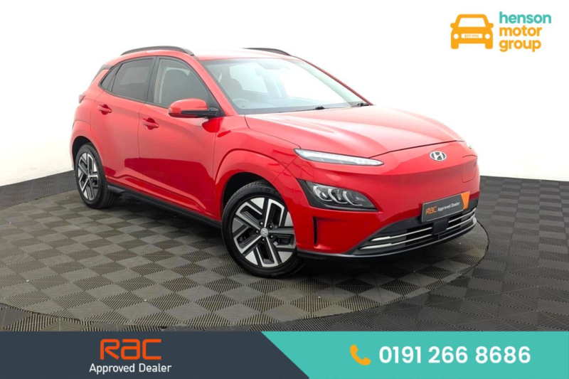 2021 Hyundai Kona 64kwh Premium SUV 5dr Electric Auto (10.5kw Charger) (204 Ps) in Red — image 1
