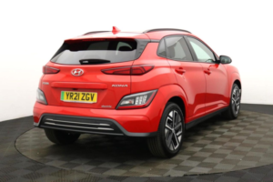 2021 Hyundai Kona 64kwh Premium SUV 5dr Electric Auto (10.5kw Charger) (204 Ps) in Red — image 4