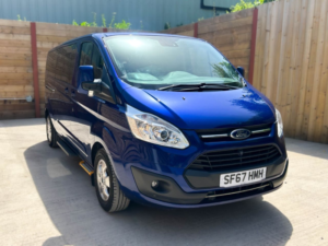 2017 Ford Tourneo Custom L2 Lwb 2 Wheelchair Auto Wheelchair Accessible Vehicle in Blue — image 5