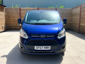 2017 Ford Tourneo Custom L2 Lwb 2 Wheelchair Auto Wheelchair Accessible Vehicle in Blue — image 6